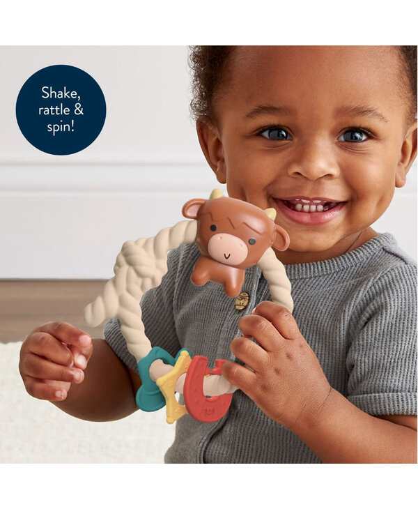 Itzy Pop & Whirl Ritzy Rattle Silicone Teether