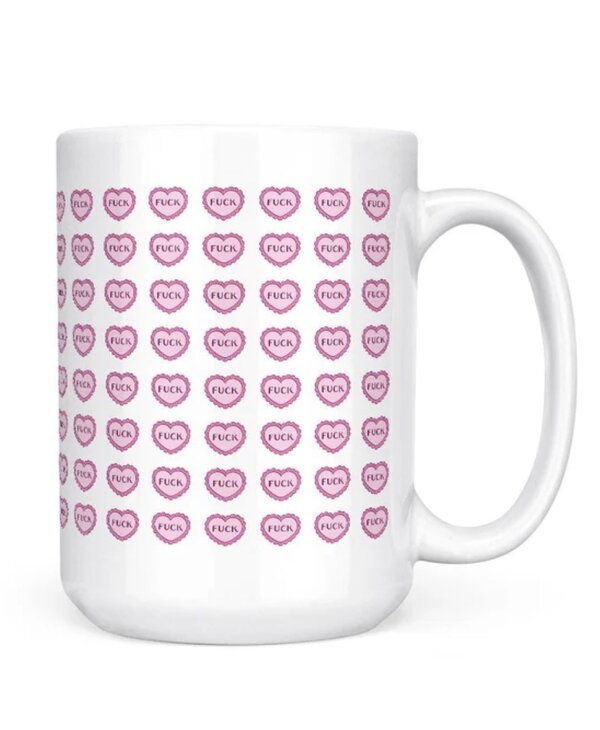 Pinetree Innovations Fuck Hearts Mug