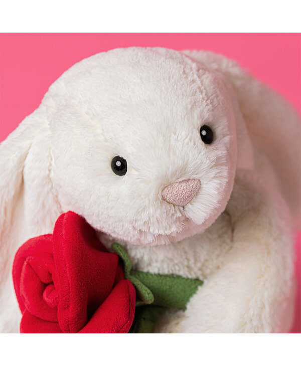 Jellycat Inc. Cream Bunny with Rose