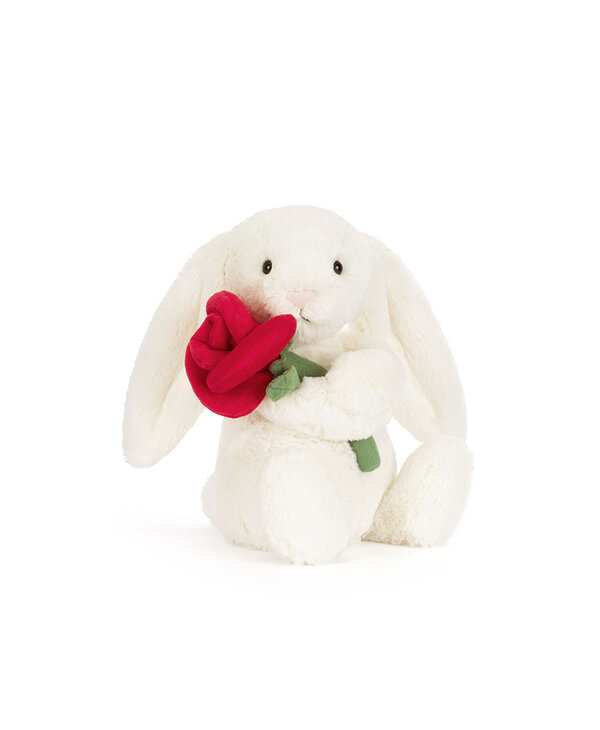 Jellycat Inc. Cream Bunny with Rose