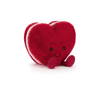 Amuseables Arlette Heart Macaron (Red)