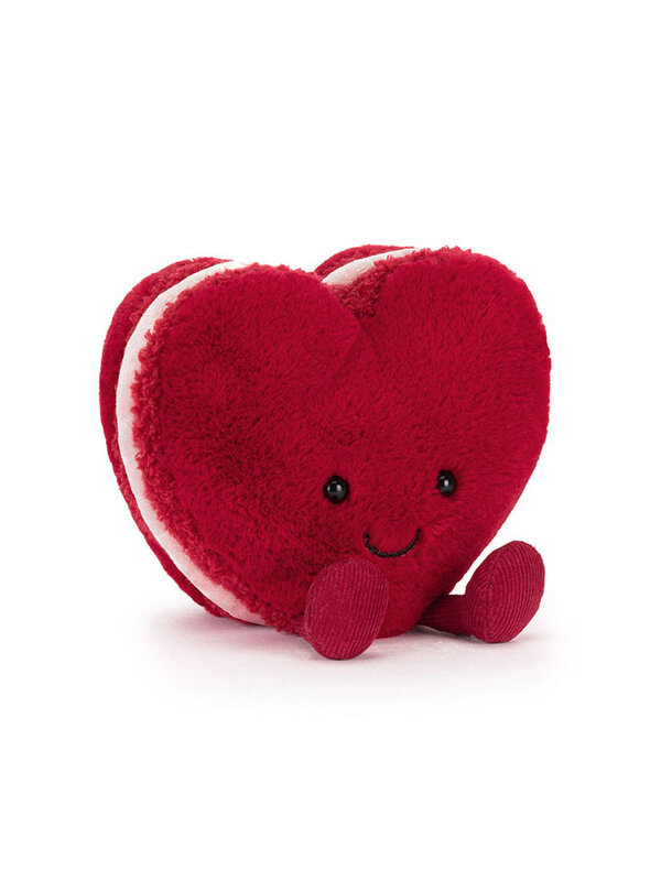 Jellycat Inc. Amuseables Arlette Heart Macaron (Red)