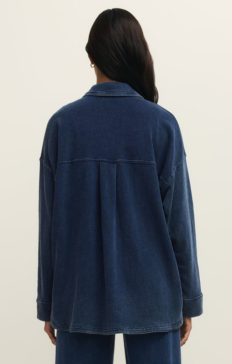 Z Supply All Day Knit Denim Jacket