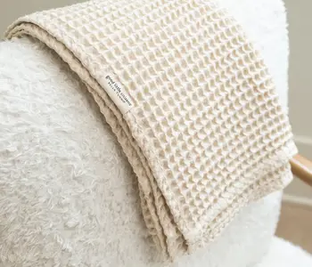 Waffle Baby Blanket