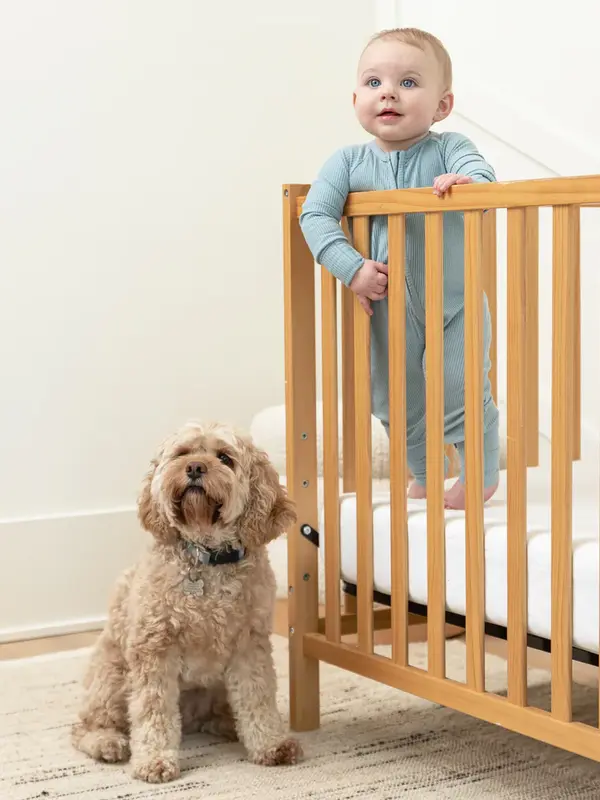 Bella Tunno Rib Zip Fit & Beanie Set