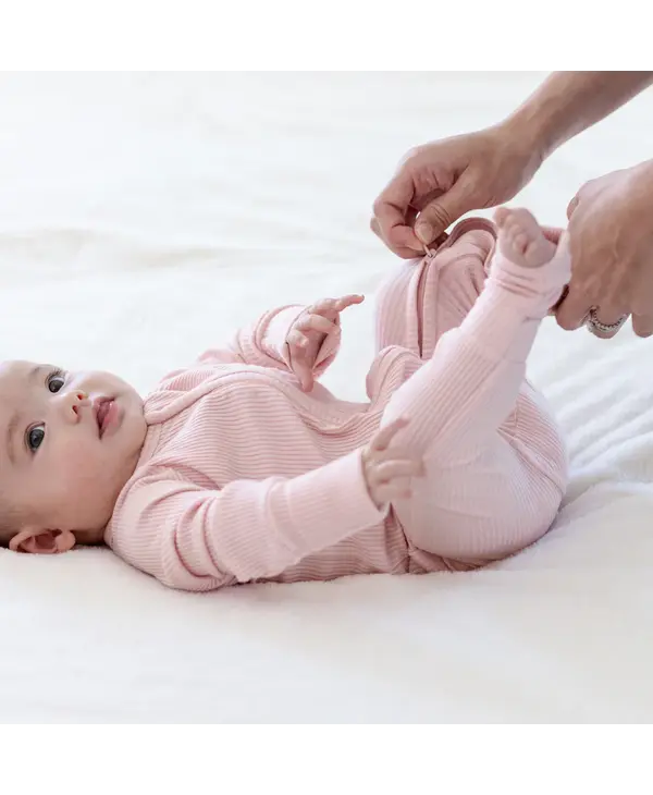 Bella Tunno Rib Zip Fit & Beanie Set