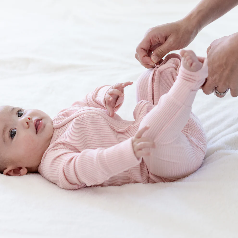 Bella Tunno Rib Zip Fit & Beanie Set