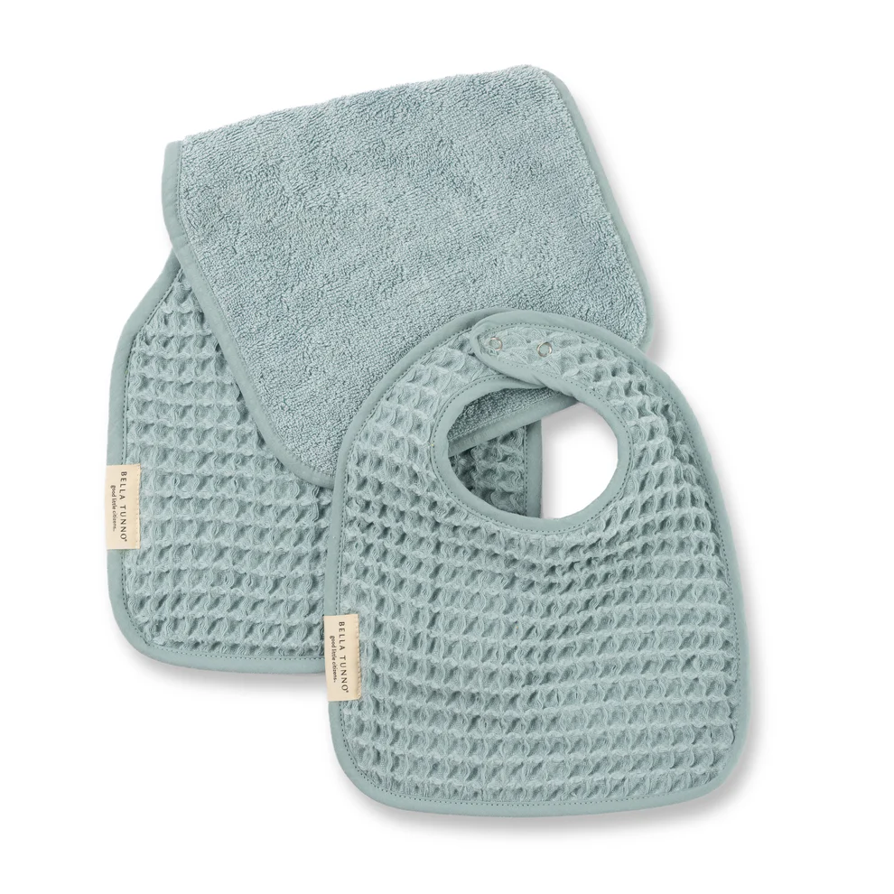 Jellycat Inc. Reversible Bib & Burp Set
