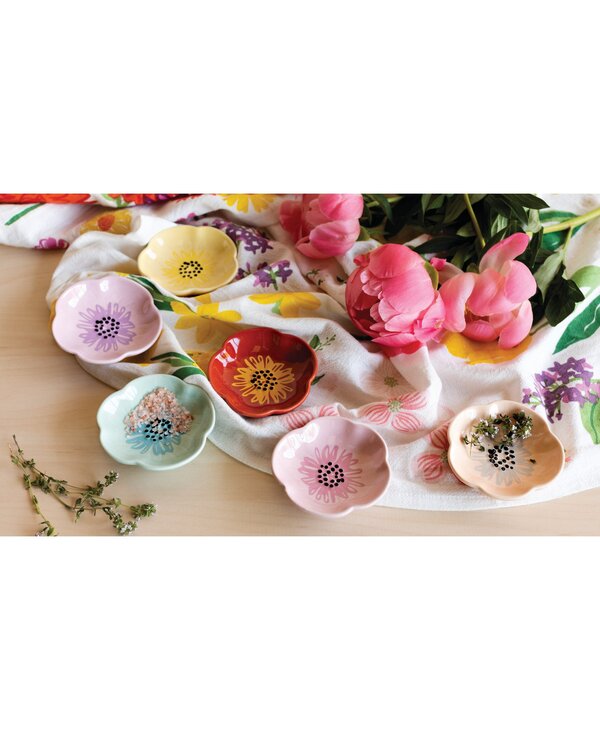 Danica Flower Pinch Bowls