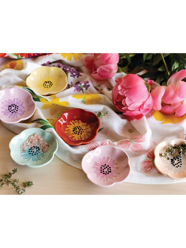 Danica Flower Pinch Bowls