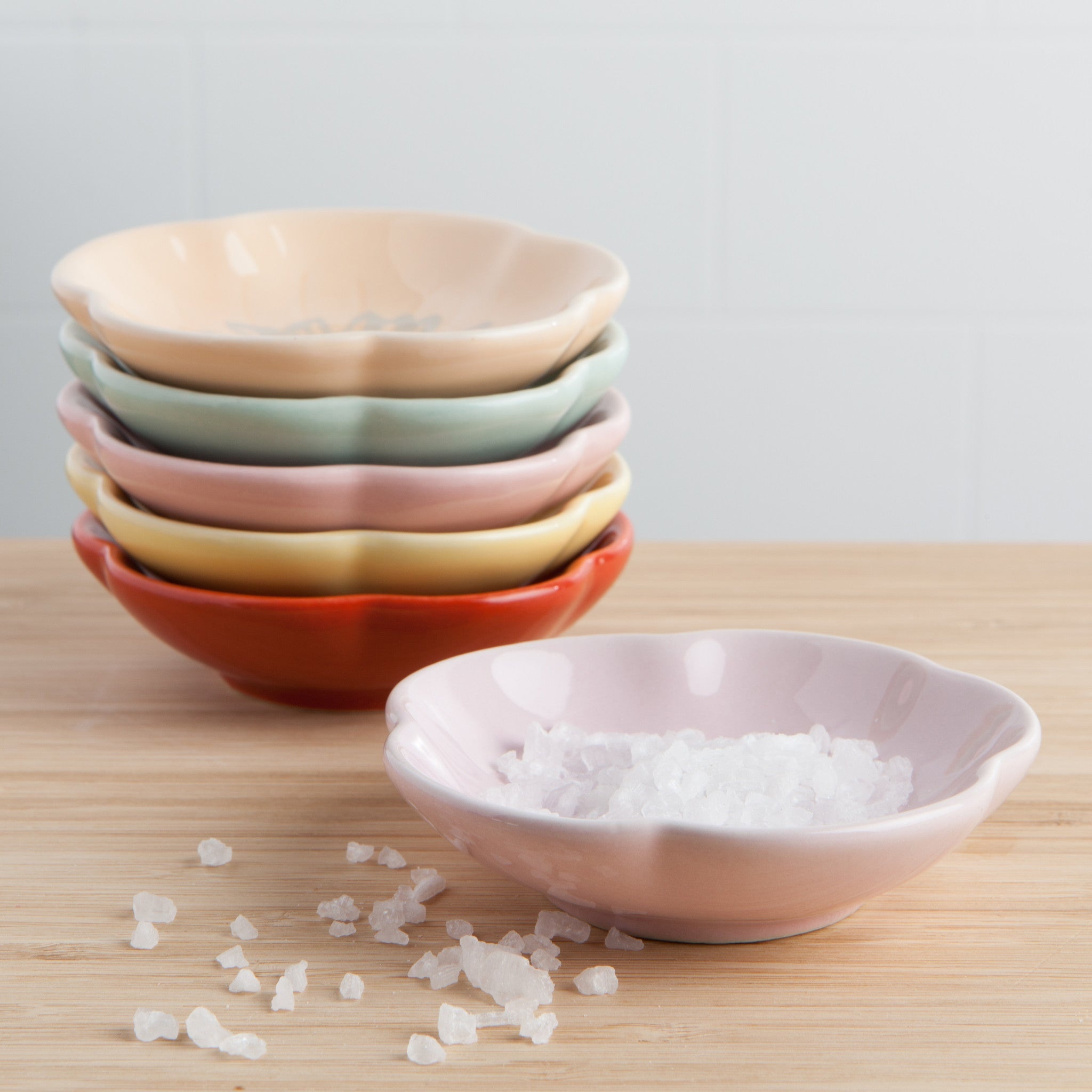 Danica Flower Pinch Bowls