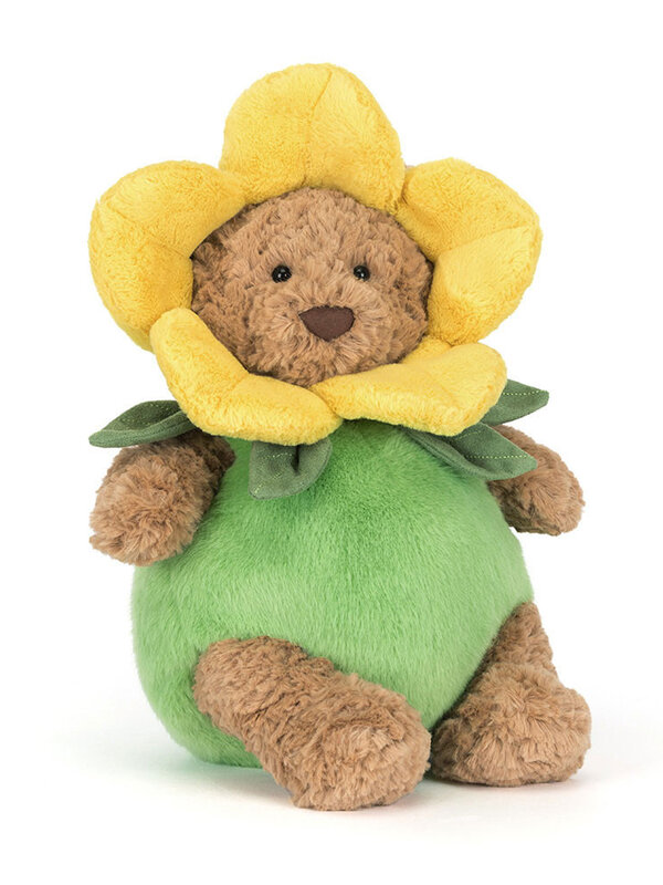 Jellycat Inc. Bartholomew Bear Daffodil Outfit