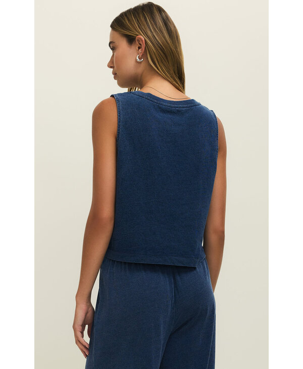 Z Supply Sloane V-Neck Denim Tank