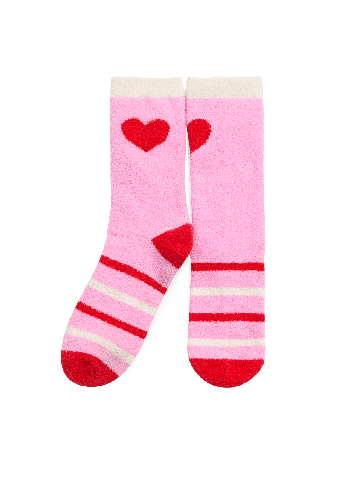 Shiraleah Heart Socks, Pink