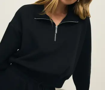 Downtown Half Zip Sweatshirt