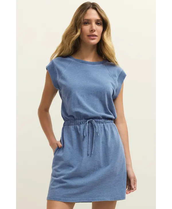Z Supply Kalani Jersey Denim Dress