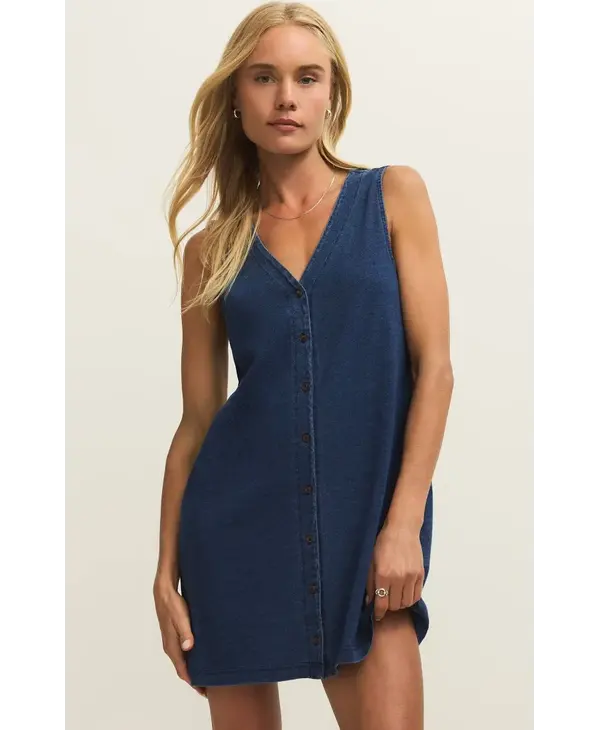 Z Supply Solace Denim Mini Dress