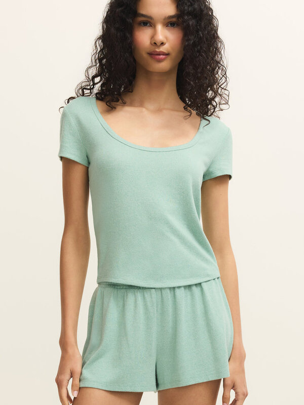 Z Supply Flower Market Tee w/Dawn Short