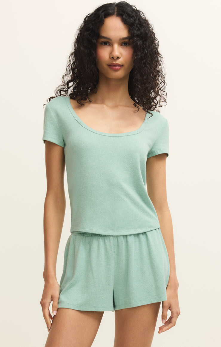 Z Supply Flower Market Tee w/Dawn Short