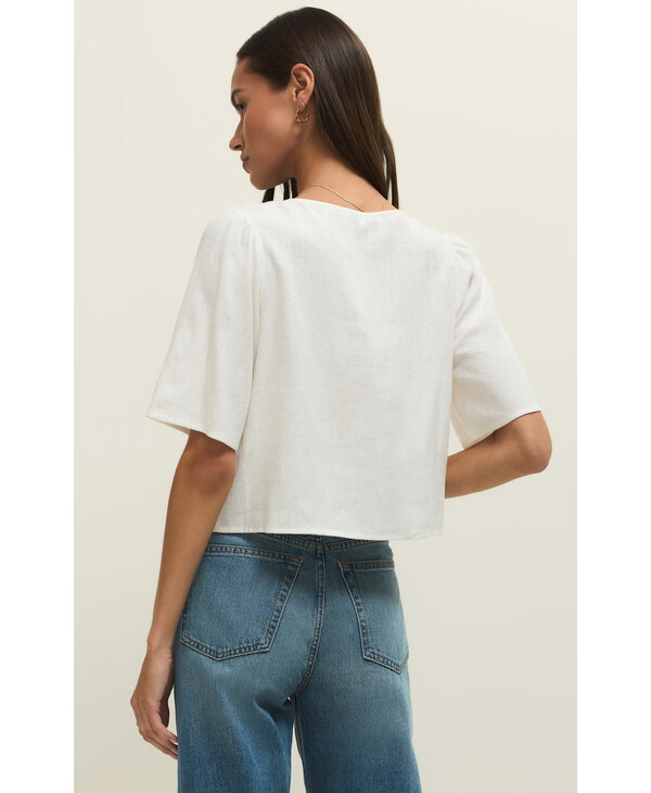 Z Supply La Belle Linen Top