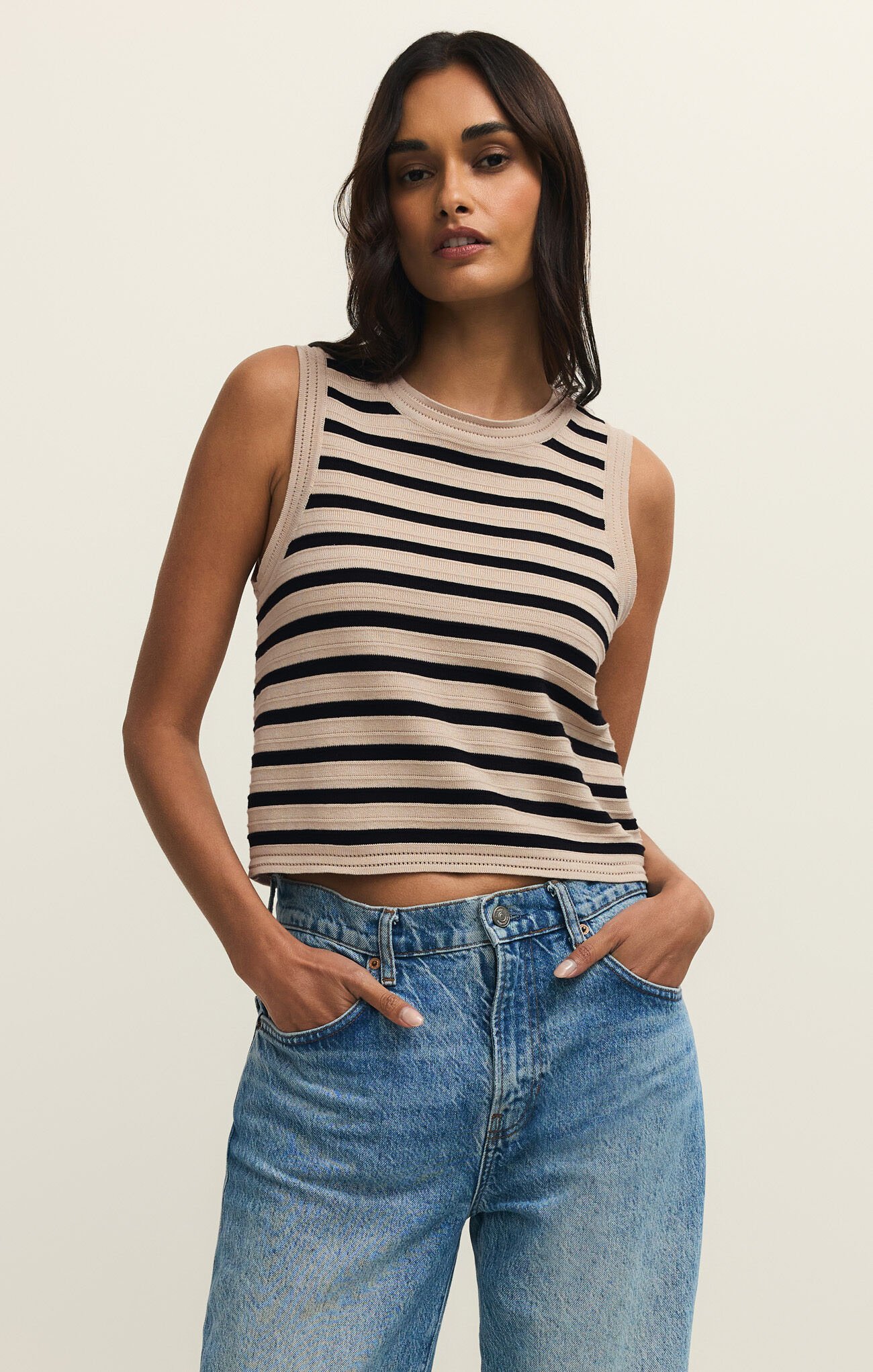 Z Supply Emori Striped Muscle Tank