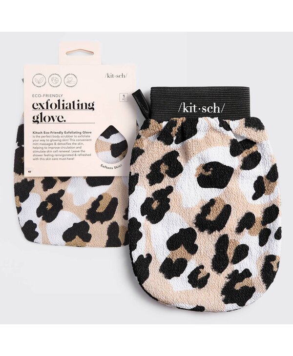 KITSCH Exfoliating Glove - Leopard
