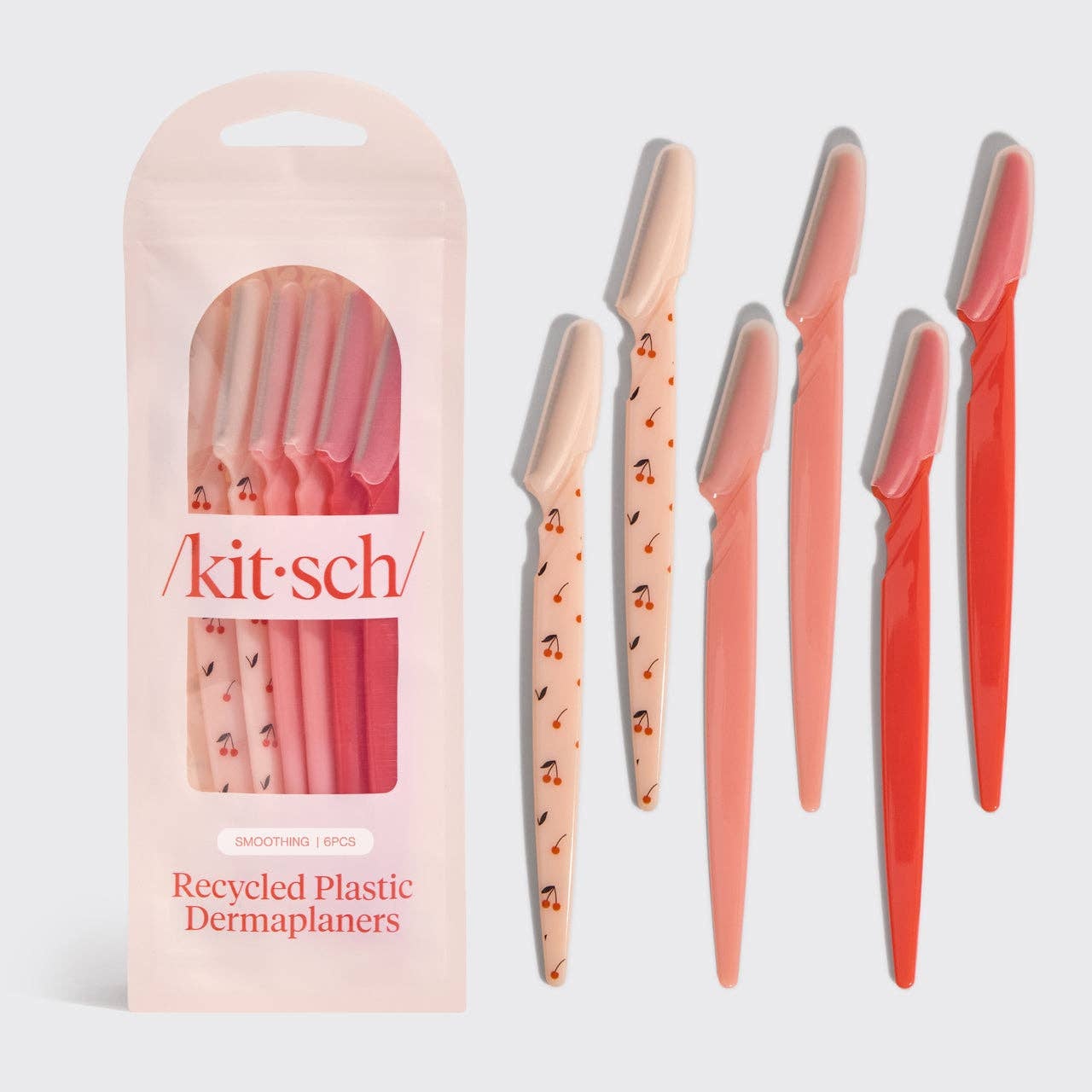 KITSCH Dermaplaners 6pc Set - Asstd Cherry Blossom
