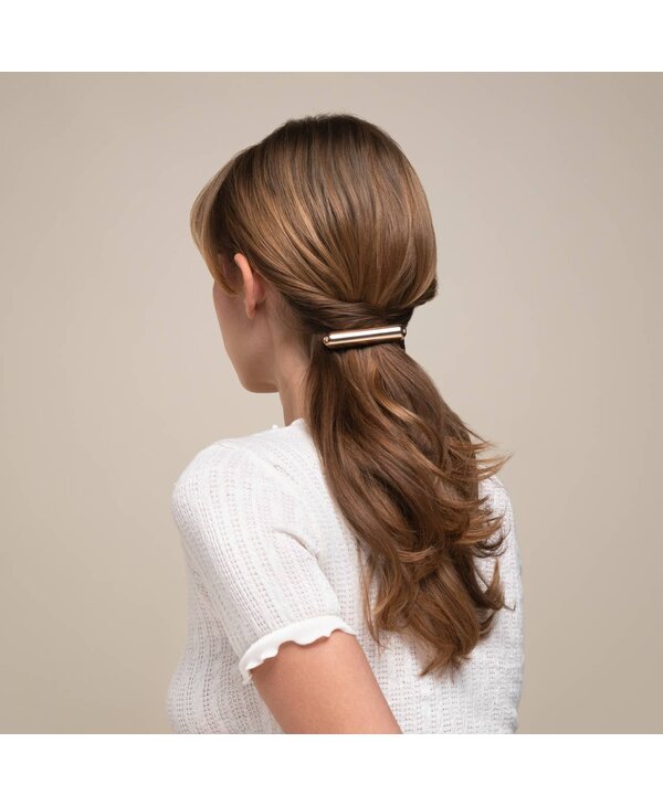 KITSCH Mini Metal French Hair Pin & Clips 3pc Set - Gold