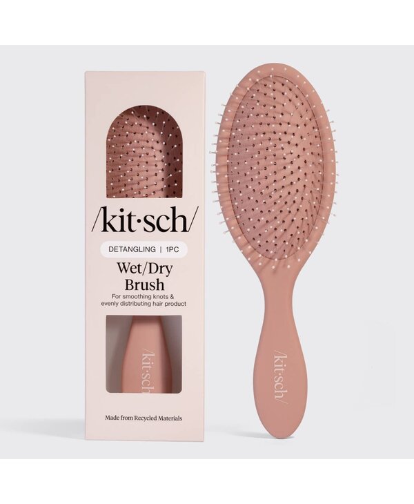 KITSCH Recycled Plastic Wet/Dry Brush- Terracotta