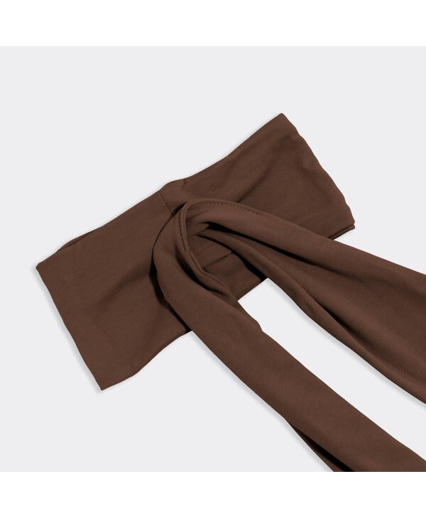 KITSCH Set & Flow Heatless Curling Headband - Chocolate Brown