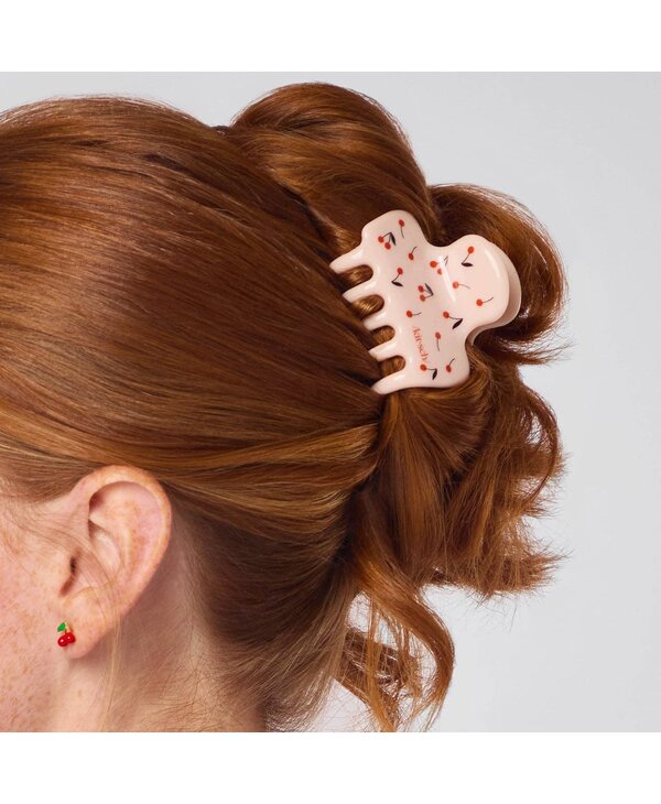 KITSCH Medium Cloud Clip - Cherry Print