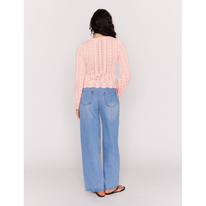 Mink Pink Sienna Pointelle Cardigan