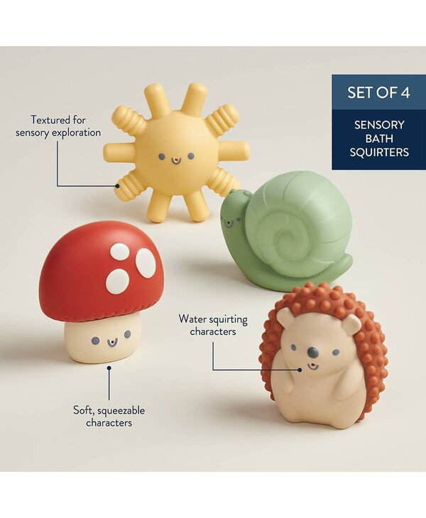 Itzy Pop & Whirl Itzy Squirt 4 Pack of Bath Toys