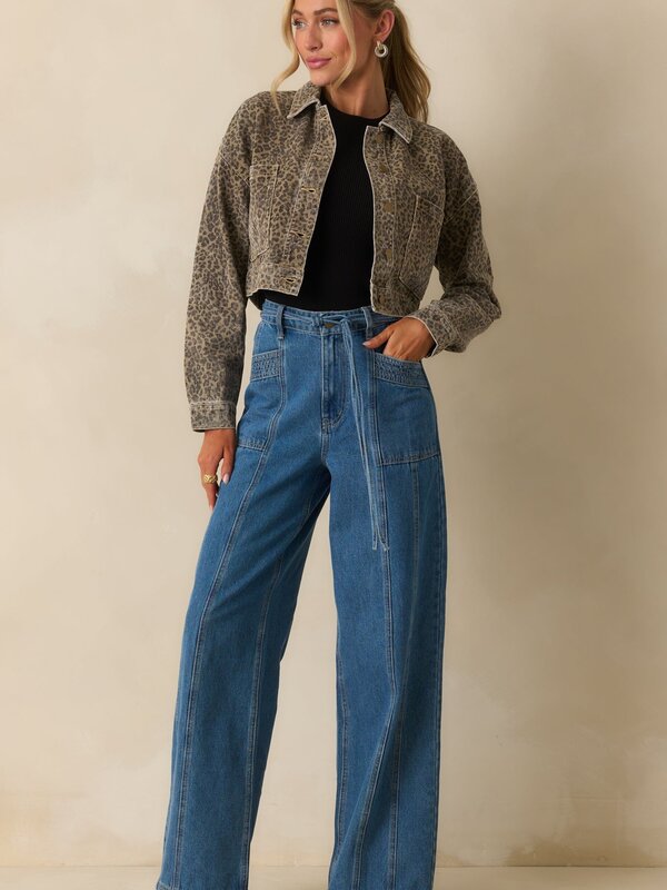 Mink Pink Tully Wide Leg Jeans