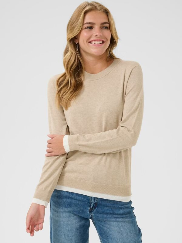 Kaffe KAlizza Contrast Pullover