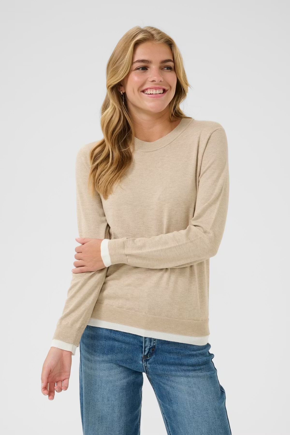 Kaffe KAlizza Contrast Pullover