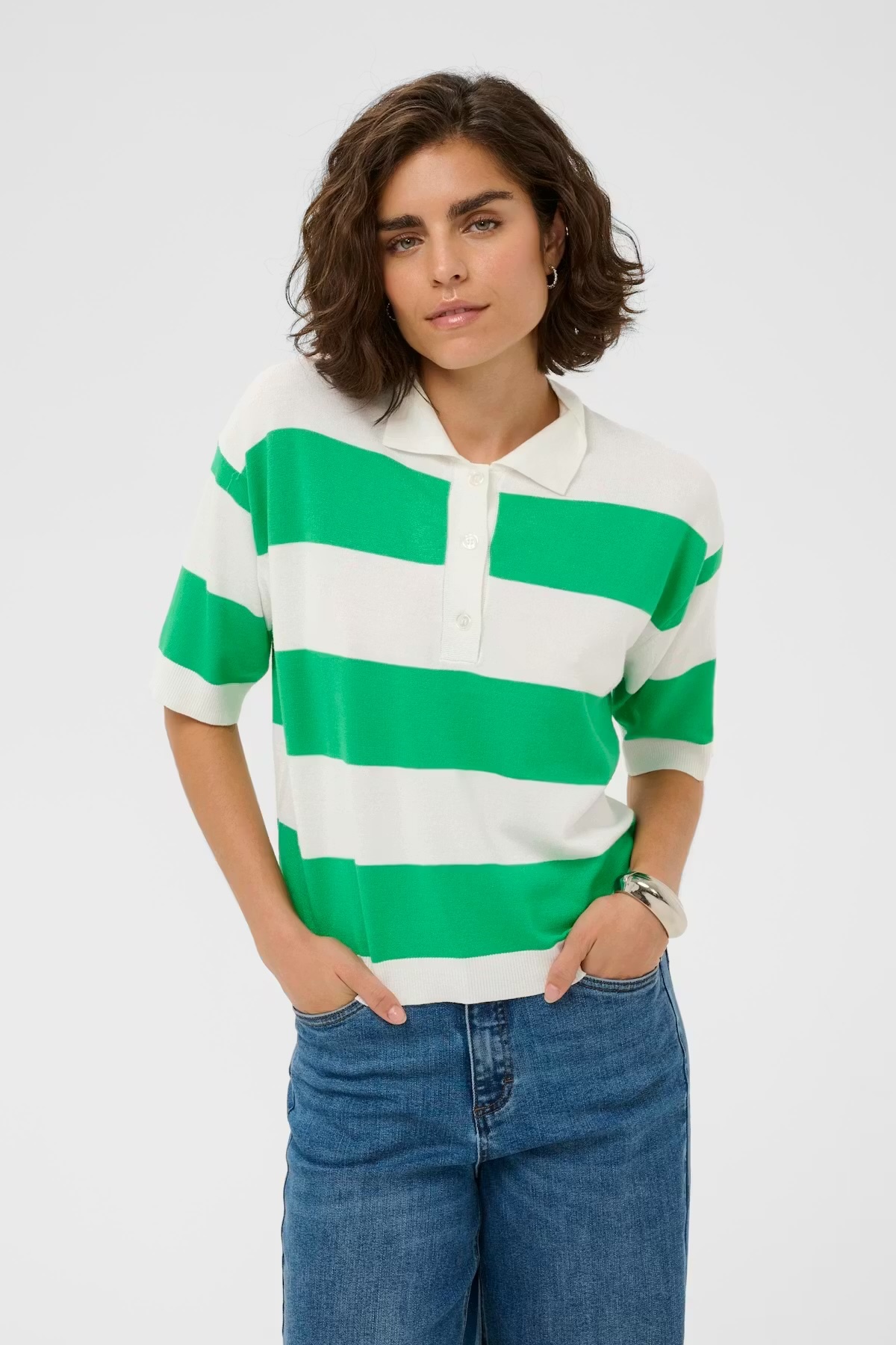 Kaffe KAlizza Polo Knit