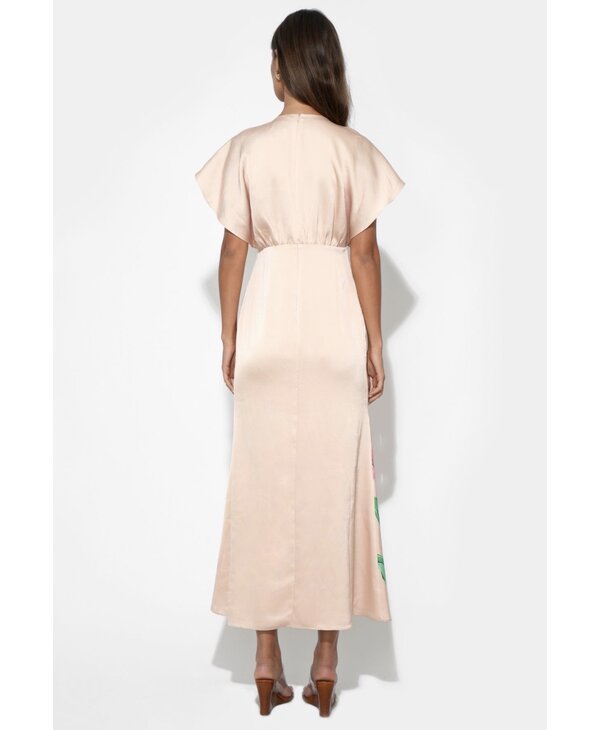 adelyn rae Madelyn Flutter Sleeve Midi Dress