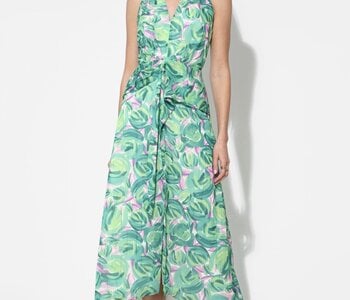 Margot Wrap Printed Maxi Dress