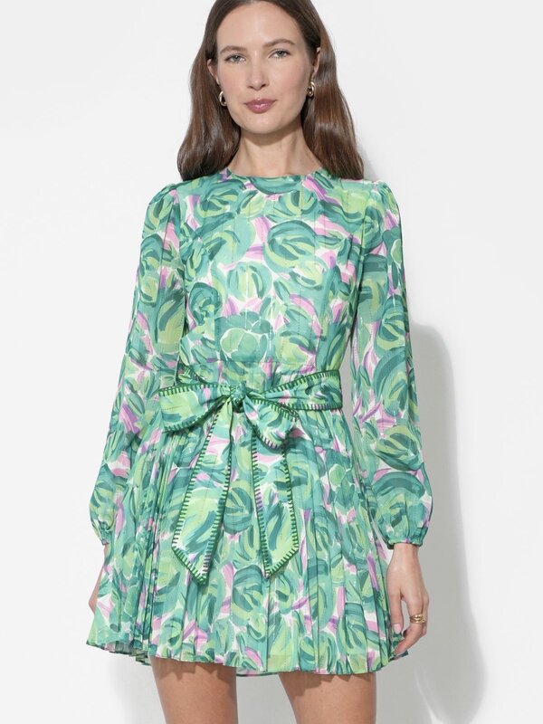 adelyn rae Rylee Pleated Mini Dress