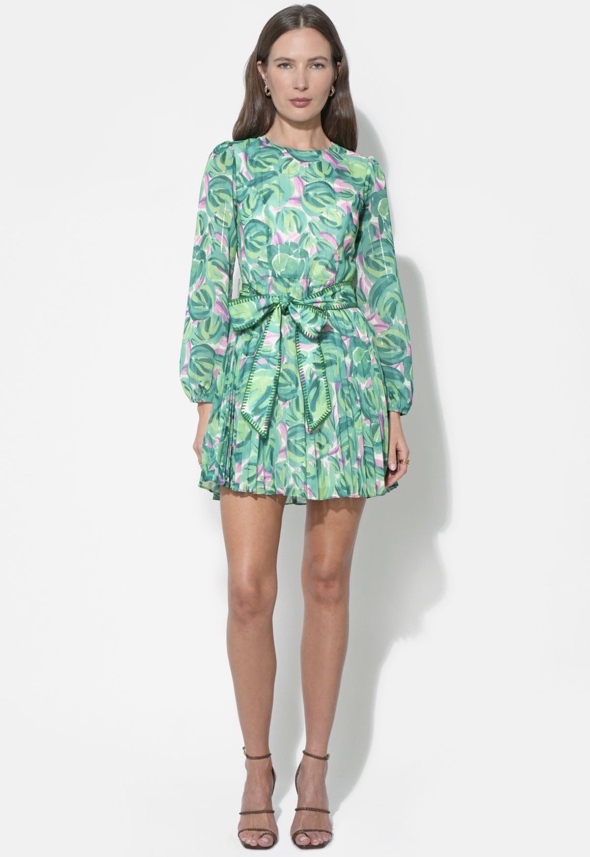 adelyn rae Rylee Pleated Mini Dress