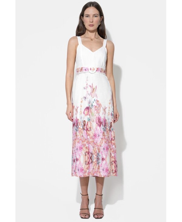 adelyn rae Remi Floral Midi Dress
