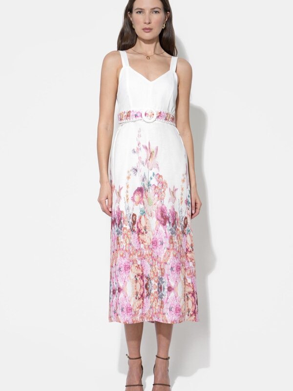 adelyn rae Remi Floral Midi Dress
