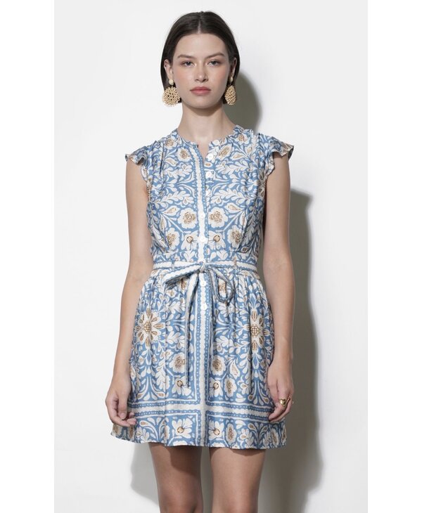 Greylin Bailey Flutter Sleeve Dress