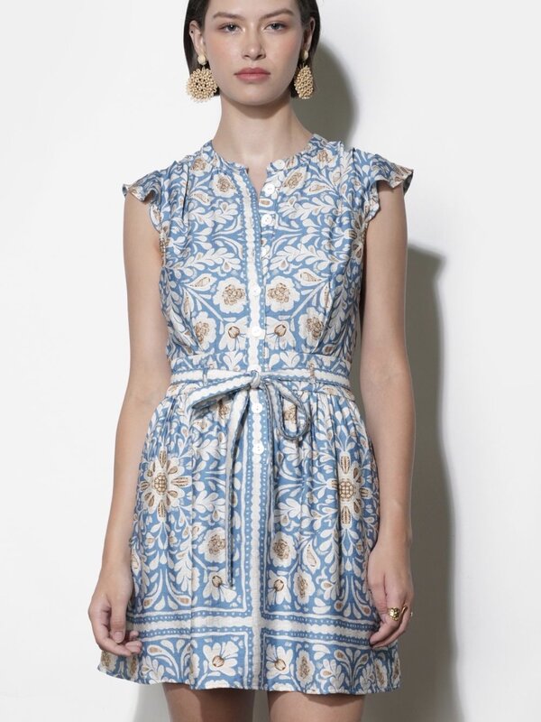 Greylin Bailey Flutter Sleeve Dress