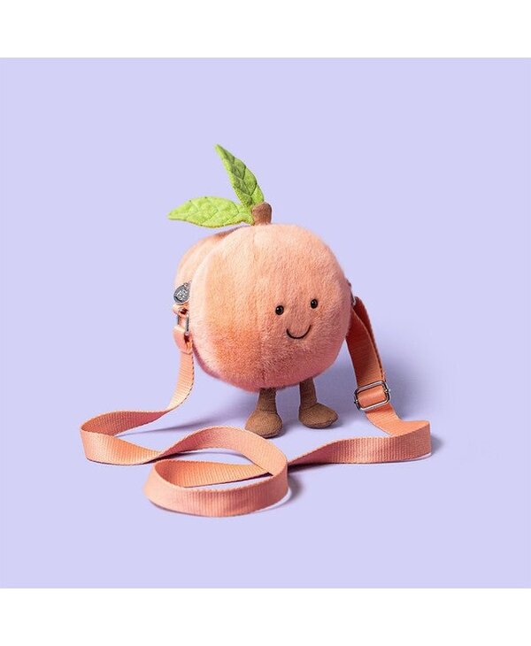 Jellycat Inc. Amuseables Peach Shoulder Bag