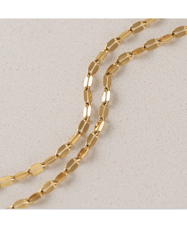 Lovers Tempo Ray Layered Necklace, Gold