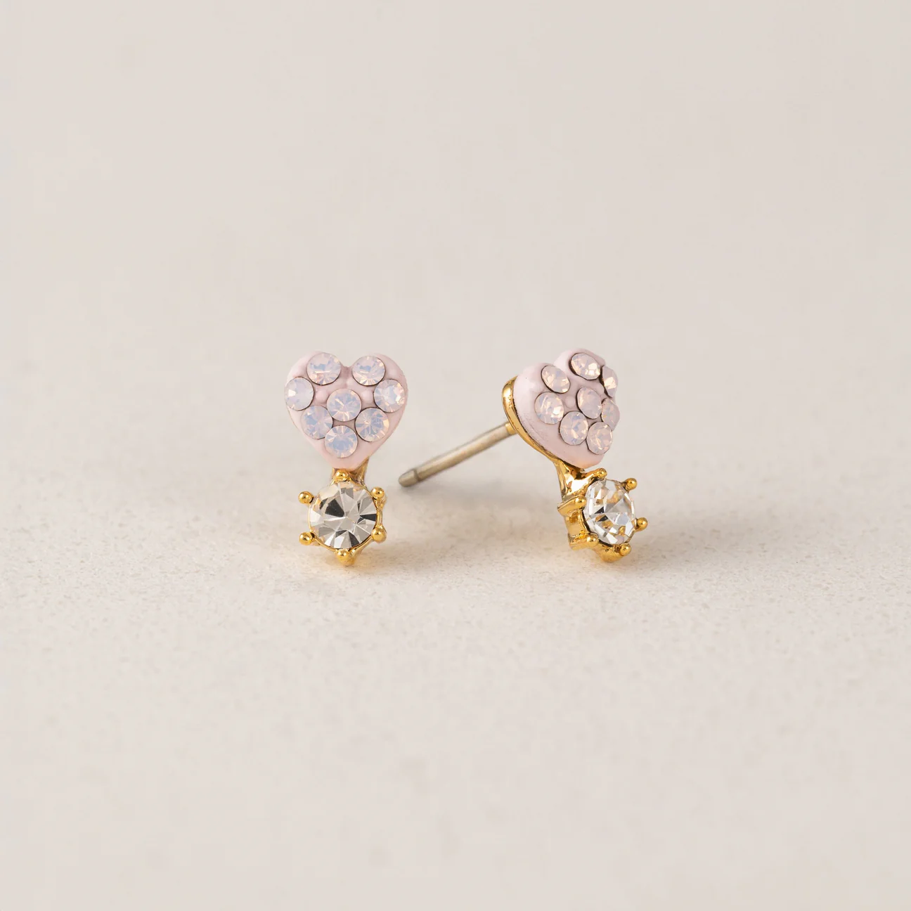 Lovers Tempo Bisou Stud Earrings, Pink