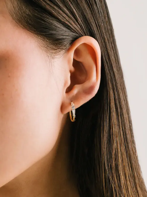 Lovers Tempo Tamara Hoop Earrings, Gold