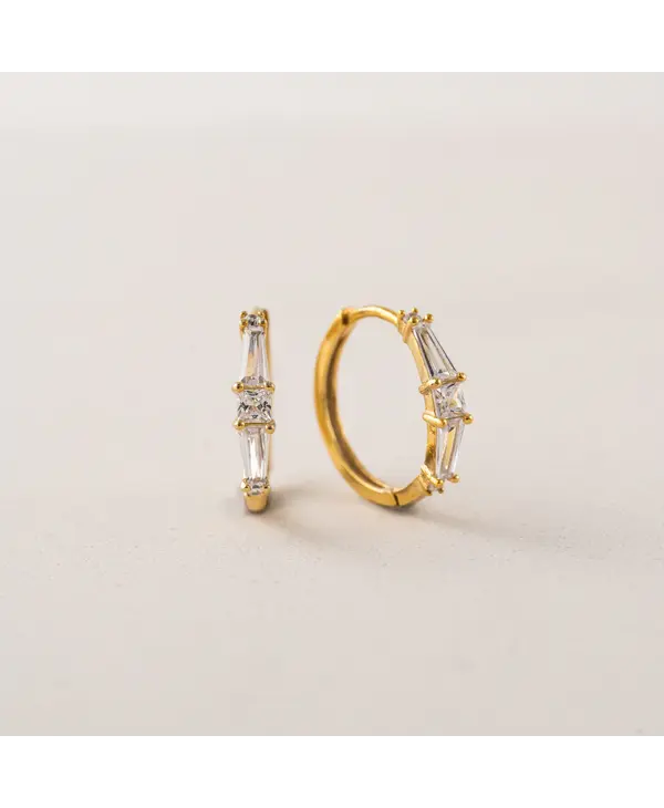 Lovers Tempo Tamara Hoop Earrings, Gold